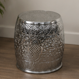 Modern <b>Round</b> Marble Top <b>Nesting</b> Side <b>Tables</b> with Metal Frame Living Room Furniture Decorative Accent <b>Table</b> - Product Image 6