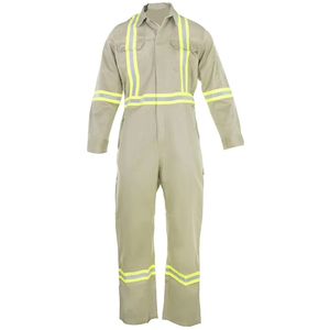 ชุดช่างไฟฟ้าแบบสะท้อนแสง Hi-Vis สำหรับผู้ชาย พร้อมโลโก้สั่งทำพิเศษ ชุดทำงาน Hi-Vis - Product Image 1