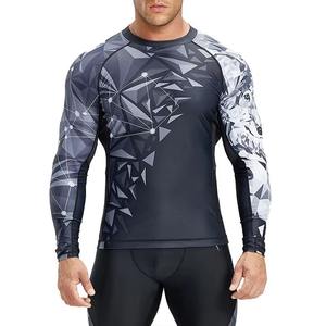 Fast shipping Best Selling Rash Guard Custom Logo High Quality Full Sleeve Eco Friendly Breathable Lightweight Wholesale - Product Image 4