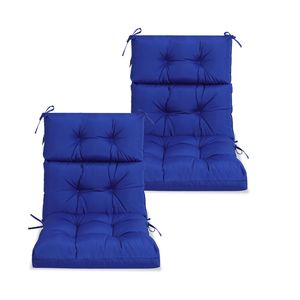 Set di 2 Cuscini Imbottiti per Sedia Adirondack, Cuscini per Sedia da Giardino con Schienale Alto, per Veranda, Casa, Ufficio, Esterni - Product Image 1