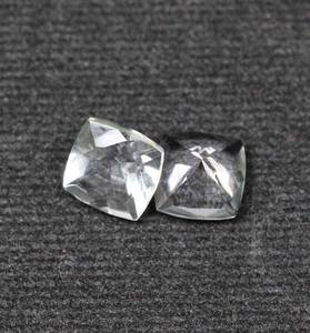 โทแพซสีขาวธรรมชาติทรงคุชชั่นเจียระไนแบบเหลี่ยม  ขนาดมาตรฐาน  พร้อมใบรับรอง  ไม่ผ่านการปรับแต่ง  พร้อมสำหรับการฝังในเครื่องประดับ - Product Image 5