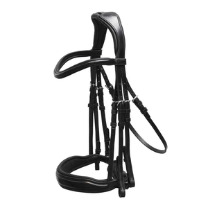 Cabezada de Cuero de Lujo Personalizada con Cristales, Estilo Inglés Elegante, Hecha a Mano, con Diadema para Caballo, Color y Tamaño Personalizables - Cob-Full - Product Image 6
