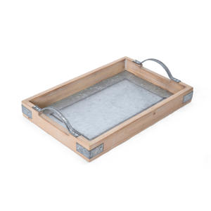 Bandeja Rectangular Metálica Simple, Bandeja Decorativa para Servir Comida en Restaurantes, Bandeja para Organizar la Encimera del Baño - Product Image 4