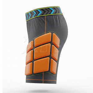 Shorts de gardien de but pour entraînements de football, fabrication directe d'usine, coutures robustes et matière anti-humidité. - Product Image 4