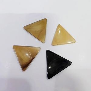 Plectres de guitare en corne naturelle faits à la main, bords lisses, durables, pour guitare acoustique et électrique, OEM ODM, vente en gros - Product Image 1