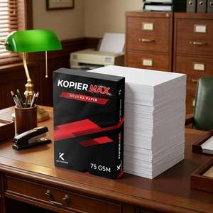 Fournisseur en gros de papier A4 blanc brillant 75 g/m², idéal pour l'impression et l'écriture professionnelles, fournisseur indien - Product Image 1