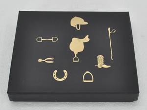 Juego de Servir Queso con Diseño de Estribo de Caballo, 4 Piezas, Apto para Lavavajillas, Juego de Cubiertos de Acero Inoxidable, Caja de Regalo de Lujo, Precio de Fábrica - Product Image 5