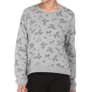 Custom Logo High Quality Cotton Women Premium Plain Heavy Weight Pullover <b>Long</b> Sleeve Fleece Mock Neck <b>Sweatshirt</b> Manufacturer - Product Image 2