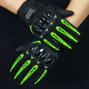Gants de moto et de cyclisme unisexes de haute qualité, respirants, coupe-vent, antidérapants, en cuir, à prix avantageux - Product Image 3