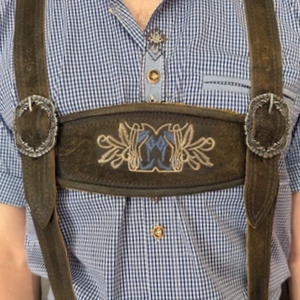 Custom Men's Genuine <b>Leather</b> Bavarian Lederhosen <b>Shorts</b> Solid Embroidered Eco-Friendly OEM Wholesale - Product Image 6