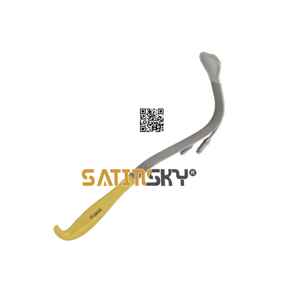 Retractor Splanchnic Harrington de Grado Satinsky, Manual, con Fibra Óptica, 40 mm, Acero Inoxidable, para Cirugía Plástica, Clase III, Certificado CE - Product Image 1