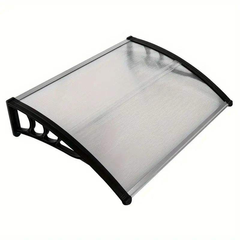 Transparent Plate Black Bracket Color