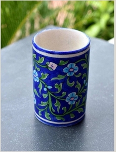Traditional <b>Ceramic</b> <b>Vase</b> for Tabletop Decoration with Beautiful Painted Floral Design Premium Durable Home Decor Accessory - Product Image 3