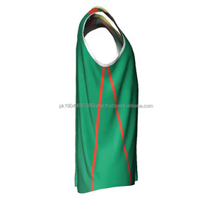 เสื้อบาสเก็ตบอลลำลอง 2024Sportswear คุณภาพสูง ผ้าถักโพลีเอสเตอร์ แห้งเร็ว แขนกุด คอสูง แบบซับลิเมชั่น - Product Image 6