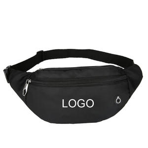 Bagnex Waterproof Nylon Sport Waist Pack Running Belt Zipper Closure Unisex Lightweight Adjustable Waistband <b>Pillow</b> <b>Shape</b> Bag - Product Image 5