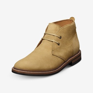 Bottes Chukka pour hommes en cuir véritable marron, à bout rond, à lacets, respirantes, avec semelle extérieure en caoutchouc, style toutes saisons, exportées du Bangladesh - Product Image 5