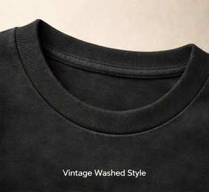 Wholesale Heavyweight <b>Acid</b> Washed Knitted 100% Cotton 280 GSM Fully Customizable <b>Drop</b> Shoulder Streetwear Men's T-Shirts - Product Image 5