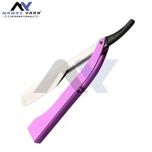 Navaja de Afeitar Profesional de Estilo Turco con Mango de Plástico, Cuchilla Recta Plegable para Hombres, Navajas de Afeitar Tipo Cut Throat - Product Image 2