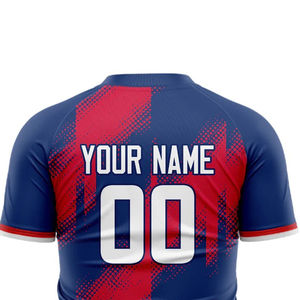 Camiseta de Fútbol Personalizada para Hombre a Precio Económico, Manga Corta, Secado Rápido, Ropa Deportiva con Impresión por Sublimación para Clubes o Torneos - Product Image 2