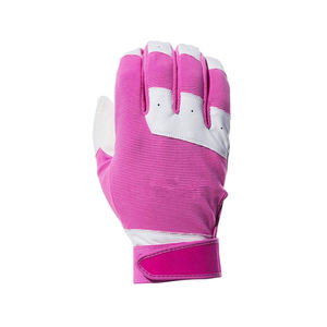 Hot Selling Professional Baseball Batting Gloves Breathable Anti-Slip Heavy Duty Leather PU Ambidextrous <b>Hook</b> & Loop Closure - Product Image 3