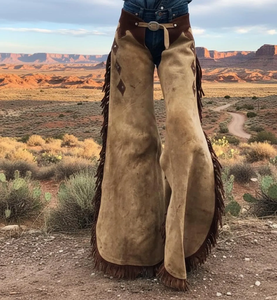 Customizable Genuine Leather Breathable Slim Fit <b>Half</b> <b>Chaps</b> Zipper Button Competition Use Men Women Color Bikers Horse Riders - Product Image 1