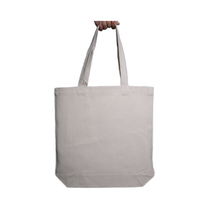 ถุงผ้าพิมพ์ลายตามสั่งแบบใช้ซ้ำได้ถุงผ้าช็อปปิ้งผ้าใบผ้าฝ้ายธรรมดาวัสดุออร์แกนิกพิมพ์สกรีนคุณลักษณะรีไซเคิลได้ - Product Image 1