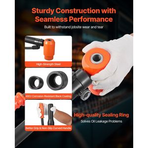 Kit de poinçonnage hydraulique 15 tonnes, 1/2'' à 4'', avec 10 matrices, pour le découpage de métaux et d'acier - Product Image 4