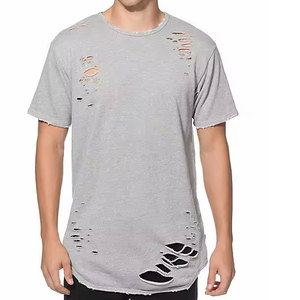 Camiseta de Manga Corta para Hombre, 100% Algodón Poliéster, Color Liso, Cuello Redondo, Ligera, Transpirable, Corte Holgado, con Logotipo Estampado, al Mejor Precio - Product Image 3
