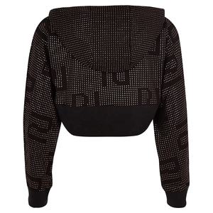 GAF 2023 Top corto de manga larga de Color sólido hecho a medida Sudadera con capucha para mujer Top corto con capucha en precio barato y alta calidad - Product Image 6