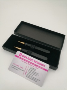 Pince à épiler pour sourcils en acier inoxydable à prix de gros, avec logo personnalisé, pointe fine, pour l'épilation des sourcils et des poils, pince à épiler de beauté - Product Image 4