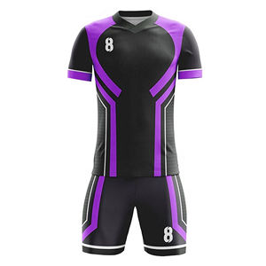 Uniforme de Fútbol Personalizado para Equipo Unisex, Camiseta Deportiva Sublimada, de Secado Rápido, Antibacteriana, con Pantalones Cortos - Product Image 2