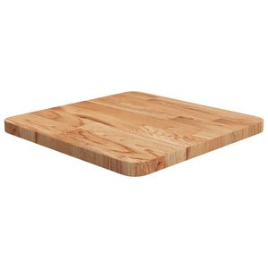 Plateau de table en chêne massif brun clair, carré, 15,7''x15,7''x1'', traité, pour salle à manger - Product Image 1