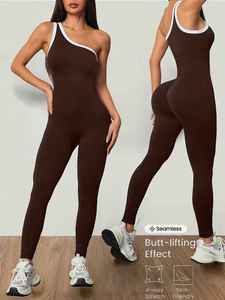 2026 Latest Arrival Women's Breathable Jumpsuit High Quality Casual Fitness <strong>Dungaree</strong> Suit Whole Sale Size - Product Image 5
