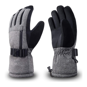 Waterproof Half <b>Finger</b> Thermal Sports Gloves Touchscreen Sensitive for Gym Football Mountain <b>Biking</b> & Cycling - Product Image 1