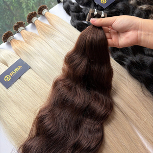 Extensiones de Cabello Humano RUSA con Cinta Adhesiva, Color Marrón Oscuro, Ondulado Natural, Textura Personalizada, Tamaño 1x4cm, Para Uso Personal - Product Image 3
