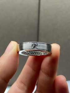 แหวนฮิปฮอปสำหรับแร็ปเปอร์  ปรับแต่งได้สำหรับผู้ชาย/ยูนิเซ็กซ์  เงินแท้ 925  ประดับมอสซาไนต์  ชุบทองคำสีกุหลาบ  ของขวัญแต่งงาน - Product Image 6