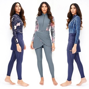 Summer XXL Size 3 Piece <b>Set</b> Bikini Sustainable Girls Islamic Muslim Swimwear Women <b>Modest</b> Swimwear <b>Set</b> - Product Image 4