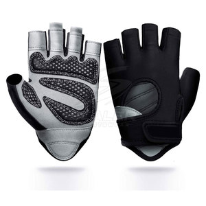 Premium Quality Neoprene Half Finger Gym <b>Gloves</b> Lace-up Closure Unisex Design for Fitness Training Strength Conditioning Daily - Product Image 2