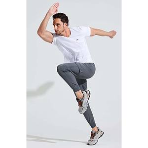 Pantalon de détente extensible et doux pour homme – Pantalon cargo décontracté léger avec cordon de serrage à la taille - Product Image 4