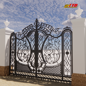 Puertas de Hierro Forjado Resistentes y Estilos Modernos de Puertas Metálicas: Encuentre la Puerta de Acero Personalizada Perfecta para Casas y Propiedades Elegantes En todo el mundo. - Product Image 1