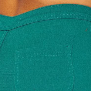 Nuevos pantalones vaqueros acampanados de cintura media con botones, estilo urbano, transpirables, de corte regular, personalizados para mujer - Product Image 6