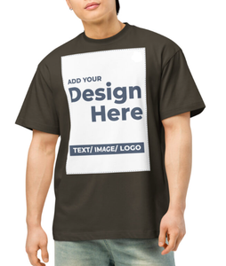 Custom Logo 260gsm 100% Cotton Regular Fit <b>Silk</b> Screen Printed Breathable Eco-Friendly T-<b>Shirt</b> <b>Men</b> Wholesale OEM Supplier - Product Image 5