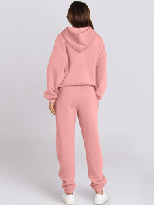 Pantalones deportivos de mujer, cintura alta, estilo oversized, de felpa, informales, para estar en casa, pantalones deportivos para mujer, corte relajado, pantalones cómodos - Product Image 3