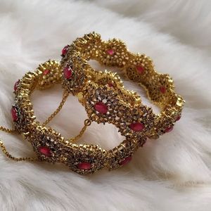 Premium Quality Artificial <b>Bangles</b> Bracelet Collection for Women Fashion Jewelry <b>Sets</b> Trendy Luxury Gift Design - Product Image 3