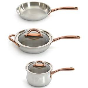 Poêle à frire antiadhésive professionnelle avec design à paroi profonde pour la friture, la sautée et la cuisson à la vapeur - Product Image 4