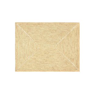 Organic Rattan <b>Placemat</b> Hand-Woven Round Table Decoration for Eco-Conscious Events Natural Non-Toxic Fiber - Product Image 2