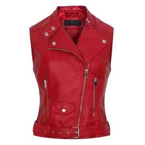 Nouveau Gilet Femme Élégant en Cuir Véritable Style Gothique avec Franges, Broderie en Toile et Pompons, Vêtement d'extérieur Chaud d'Hiver, Col Montant Vintage - Product Image 1
