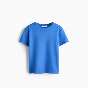 Camiseta de algodón suave para mujer, camisa informal cómoda, manga corta, cuello clásico, Top ligero de moda para verano - Product Image 2