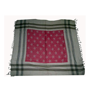 Star Design Arafat Scarf Handloom Fashionable Custom Women’s Arafat Headwrap Soft Muslim Hijab <b>Headband</b> Shawl Arabic <b>Square</b> - Product Image 4