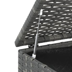 Scatola cuscino Patio Rattan grigio PE per la conservazione - Product Image 4